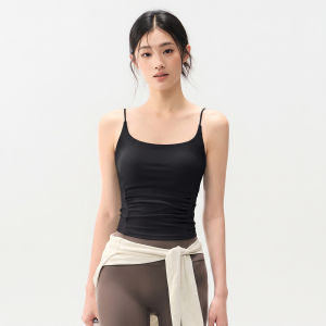 YUANQINVHAI | Padded Yoga Bra Top with Fine Straps and Back Beauty for Exercise