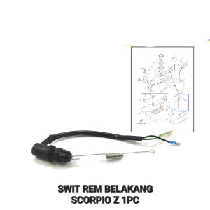 Swit Rem Belakang Scorpio - Switch Suit Suwit Rim Brake Break Kaki Bawah Lampu Stop Bagian Belakang Yamaha Scorpio Z