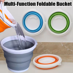 Multi-Function Portable Foldable Bucket Car Travel Fishing Pen Washing Basin Outdoor Camping Collapsible Water Container