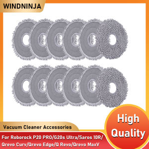 Mop Cloth Pad For Roborock P20 PRO/G20s Ultra/Saros 10R/Qrevo Curv/Qrevo Edge/Q Revo/Qrevo MaxV/QV 35A/P10pro Robot Vacuum