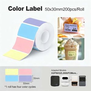 Marklife P50 Label 2inch Thermal Label White Color Waterproof Adhesive Sticker Label For Marklife P50/M110/M220/M200 Printer