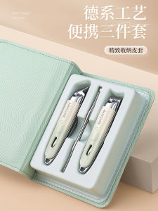 High-End Large Size Nail Clipper Ear Spoon Nail Scissors Set Home Foot Care Professional Nail Clippers Tool Single Bevel Edge