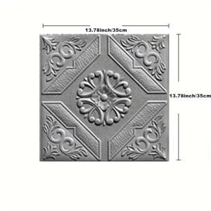 Decorative waterproof moisture-proof mildew proof modern style self-adhesive 35cm * 35cm wallpaper bedroom background wall