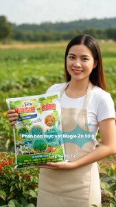 [Combo Giá Sỉ] Phân Bón Siêu Magie Kẽm Đậm Đặc (Gói 50g) - Biến Vàng Thành Xanh Kích Rễ Cực Mạnh Bung Chồi Chống Vàng Lá Gân Xanh.