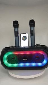 【PREMIUM BASS】Speaker Bluetooth Karaoke 2 Mic Besar Super Bass Polytron 8 Inch Wireless 100% Original MusiK Box Full Bass Portabel RGB Salon Aktif Hi-Fi Audio Powerful Bass Sound System Subwoofer Luar KTV Set Radio FM/TF-Garansi 12Bulan