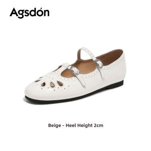 Agsdon | French Style Mary Jane Shoes For Summer Commute