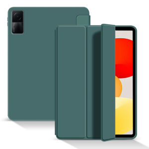 Slim Tri-Fold Stand Case For Redmi Pad SE 11" 2023 Tablet Cover with Auto Sleep Wake Adjustable Stand Cover with Soft TPU