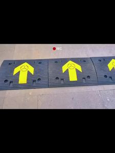 MEISITEKEKE | Speed Limiting And Buffering Rubber Speed Bump Cast Steel Thickening