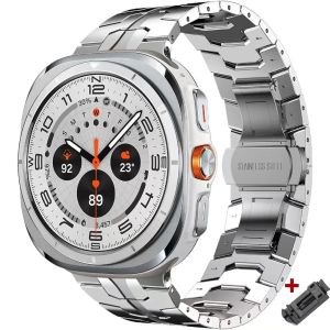 Titanium Band for Samsung Galaxy Watch Ultra 2025 Men Bracelet Luxury Metal Strap for Samsung Galaxy Watch 7Ultra 47MM Correa