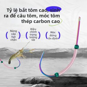 QITAOBAQI | Super Sharp Self-weighted Shrimp Hook