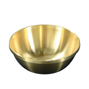 ZANGCUN | Decorative Brass Water Bowl