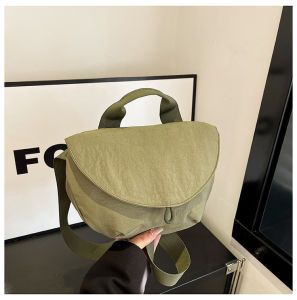 Multi-Color Dumpling Shell Crossbody Bag Creative Cultural Activities Promotional Gifts Casual Simple Style Youth Travel Bag