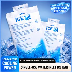 10/50pc Reusable Gel Packs Gel Ice Pack Cooling Bags for Food Industrial Medical Use Thickened Ice Packs for Lunch Boxes Coolers