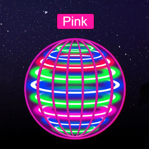Flying Ball Automatic Spinning Ball LED Dazzling Lights Floating Magic Fan UFO Flying Machine Toy Gift Game Sports Ball
