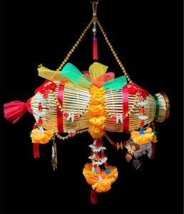 📌 ของมงคลหายาก สำหรับพิธีขึ้นบ้านใหม่!! 💰 “ไซดักทรัพย์ – สุ่ม – กระบุง 20นิ้ว“