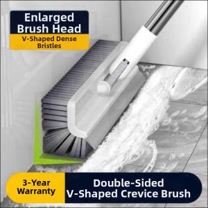JUNENGLIANG | 5-in-1 Toilet Bathroom Floor Scrubber Long Handle