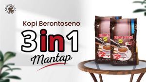 Kopi Berontoseno 3in1 Mantap isi 20 sachet per Pack (Kopi Creamer)
