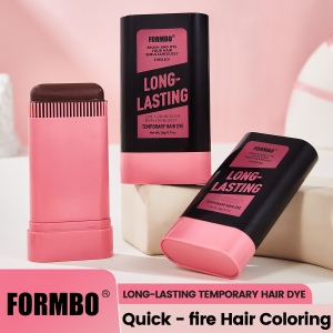 Hairdressing Hair Color Stick Comb Dye Long Lasting No Damage Disposable Hair Dye Gray Coverage formbo hair blackening stick