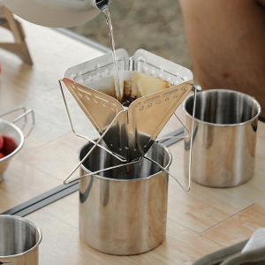 ISE MOUNT | Stainless Steel Foldable Coffee Drip Filter Stand
