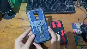 Case Hp Untuk Realme 9i New Casing Kickstand Clip Robot Armor
