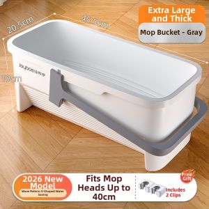 Joybos | Household Handheld Cleaning Mop Bucket Long Square Thickened
