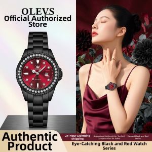 OLEVS | Ladies Red Luxury Watch