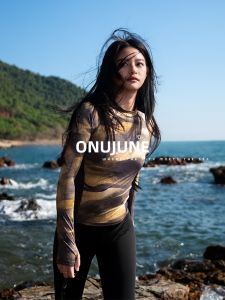 Nu-June | Slimming Long Sleeve Sun Protection Surf Top