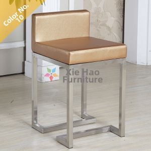Stainless Steel Modern Minimalist Stool With Backrest