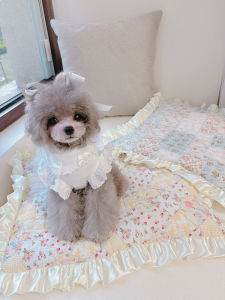 Waterproof Cotton Pet Mat Removable Washable Floral Design All Season Universal Dog Bed Cute Sleep Pad for Cats And Dogs