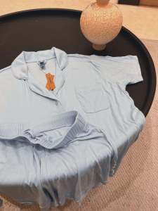 ชุดนอนผู้หญิง Skims แขนสั้น ขาสั้น ผ้าโมดอล ระบายอากาศได้ดี สวมใส่สบาย ชุดนอนฤดูร้อน ชุดนอนผู้หญิง ชุดนอนคู่