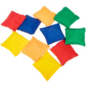 10 Pcs Mini Bean Bags: A Colorful Portable Toss Toy for Fun Sports & Family Game