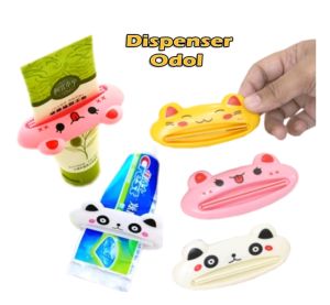Pencetan Odol Karakter Lucu/ Dispenser Toothpaste Manual/Alat Pemencet Penjepit Pendorong Pasta Gigi