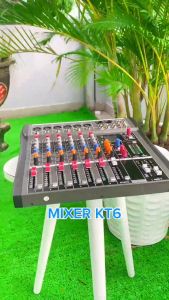 Mixer Nâng cấp âm thanh cho loa kéo MTMAX KT6 Cao Cấp Với 6 Đường Line  Hệ thống Được thiết kế theo tiêu chuẩn chính xác hiện đại