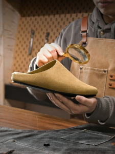 H8 | Cork Soft Leather Slip-on Clogs