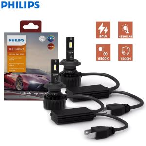 Philips Ultinon Rally 3550 LED H4 H7 H11 HB3 HB4 HIR2 9005 9006 9012 100W 9000LM High Power 6500K Bright White Car Head Lamps