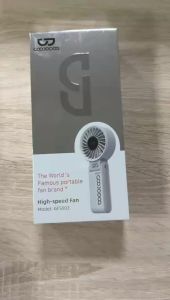 GOOJODOQ | GOOJODOQ Portable Versatile Mini Fan Quiet and High-speed Airflow 100-level Stepless Speed 4000mAh Adjustment Folding Neck Fan