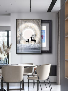 Modern Minimalist Vertical Decorative Painting Conceal Electric Meter Box Distribution Box Gate Box No Punching Hanging Picture