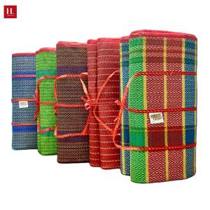 เสื่อพับปิคนิค เสื่อพับยางพารา6ฟุต(1.78ม. X 1.95ม.)คละลาย มีเก็บปลายทาง