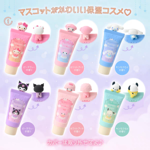 Sanrio Limited Edition Lipstick Hand Cream Set Moisturizing Autumn Winter Girls Kawaii Hello Kitty Anime Cosmetics Kit