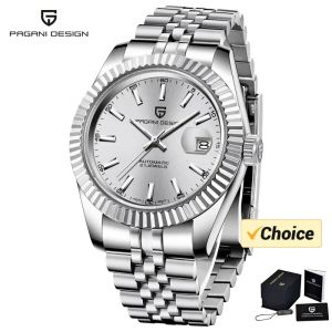 2025 ใหม่ PAGANI DESIGN DD40 นาฬิกาผู้ชายแบรนด์หรูอัตโนมัตินาฬิกาผู้ชาย 100M นาฬิกากันน้ําสําหรับชาย PD1645