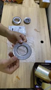 Lưới lọc rác nhà tắm lọc rác bồn rửa chén chặn tóc thức ăn chống tắc nghẽn bằng thép không gỉ
