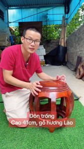 Đôn Tròn Gỗ Hương Ta – Hàng Dày Chịu Tải Tốt Kê Vật Phẩm Trang Trí – Phong Thủy