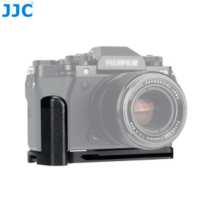 JJC MHG-XT5 Solid Metal Hand Grip for Fujifilm X-T5 XT5 Camera Arca Swiss Quick Release L Type Safety Bracket for Providing More Comfortable and Secure Camera Holding