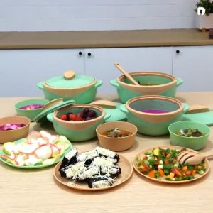 wadah saji set | Vienna Estonia Set of 14 Green