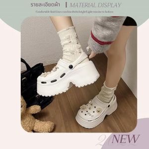 DMshoes  . พร้อมส่งมาก รองเท้าหัวโตผู้หญิง เสริมความสูง สาวๆตัวเล็กปุ๊กปิ๊กคือต้องกดสั่ง มาพร้อมตัวติดน่ารักมาก มี 5 สีเลยน้า กดสั่งก่อนของหมดน้า