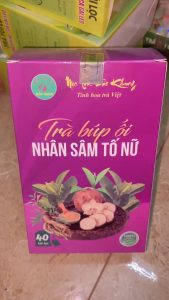 Hộp 40 gói trà búp ổi nhân sâm tố nữ Bảo Khang trà túi lọc búp ổi sâm tố nữ thảo mộc tự nhiên tốt cho mọi người