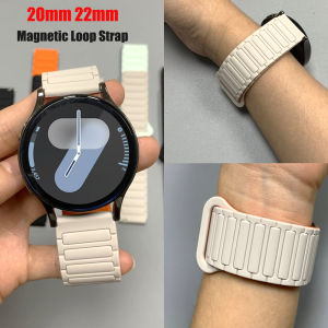 Sport 20mm 22mm Smartwatch Band For Samsung Galaxy 7 FE 6 5 4/5 pro/Classic/Gear Silicone Magnetic Strap for huawei/Garmin Watch