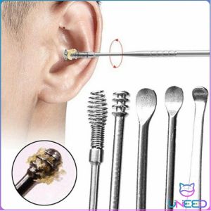 Need. 6pcs/set Portable Stainless Steel Ear Cleaning Brush Wax Remover Curette Ear Cleaner