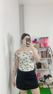 ชุดเซ็ตผู้หญิง ดีไซน์ทรงรัดรูป ลายสวย