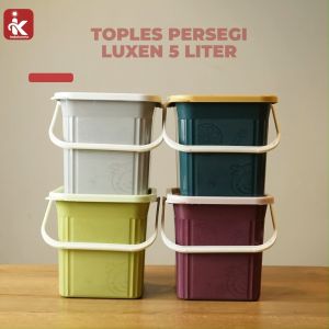 Indokurnia Toples Persegi Luxen 5 Liter American Colour